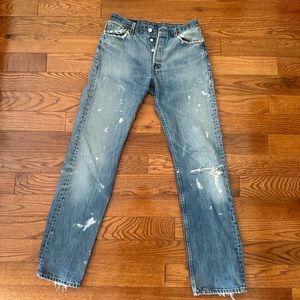 Re worked 501 vintage Levi’s jeans